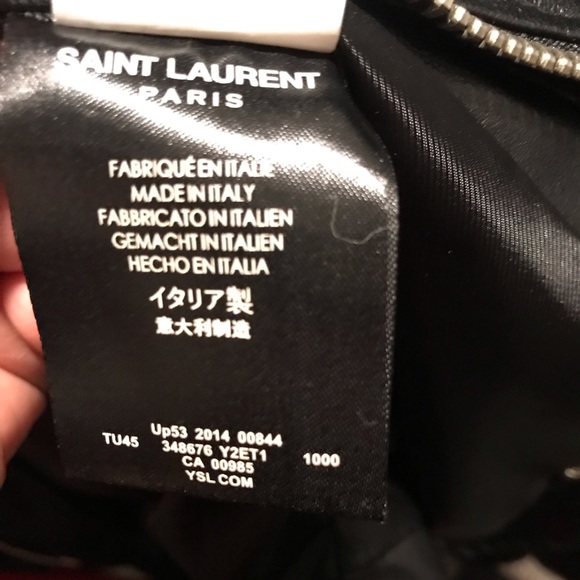 Saint Laurent Paris Women’s Small Leather Jacket - Picture 5 of 6